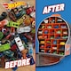 image 5 of Hot Wheels Car Storage Case - Increased Storage Cars Carry Case With Easy Grip Carrying Handle up to 29 Vehicles, Car Toys Organiser - Cars are not included | Red | 1