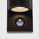 image 3 of ValueLights Black IP44 Rated Outdoor Garden Up Down Wall Light With PIR Motion Sensor