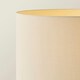 image 4 of ValueLights Barbro Black Tripod Floor Lamp Natural Shade Cream
