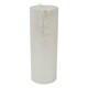 image 1 of Libra Rustica Pillar Candle - Paraffin - L7 x W7 x H19 cm - Pearl/White White