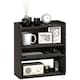 image 1 of HOMCOM 4-Tier Desktop Organiser with Cable Management for Stationery Dark Brown