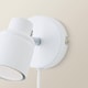 image 5 of ValueLights Benton White IP44 Wall Light With Cable Plug | White