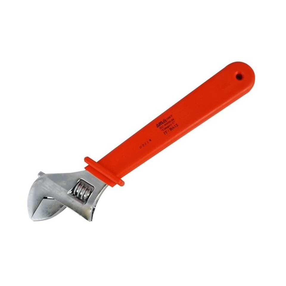 Itl Insulated Adjustable Wrench - Multi Colour - 300mm (12in)