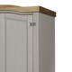 image 7 of Premium Corona 2 Door Wardrobe in Mexican Pine, Classic Design with Metal Hardware | Grey | Grey | One Size | 1