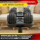 image 8 of Strongology RELENTLESS24 Adjustable Dumbbell Pair (2.5-24kg) and POWERDOCK Stand 15-in-1 Quick-Select Weights Home Gym Bundle