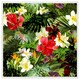 image 1 of Tropical foliage (Picutre Frame) White | M