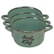 image 3 of Stoneware Soup Bowls With Handles | Green | Green & Set of 3 | 3
