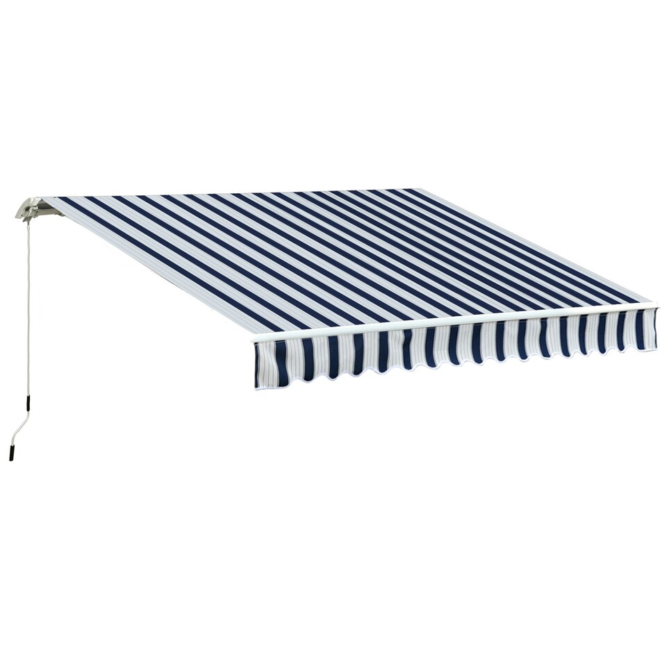 image 1 of Outsunny Garden Sun Shade Canopy Patio Awning Retractable Shelter Outdoor 5 Size