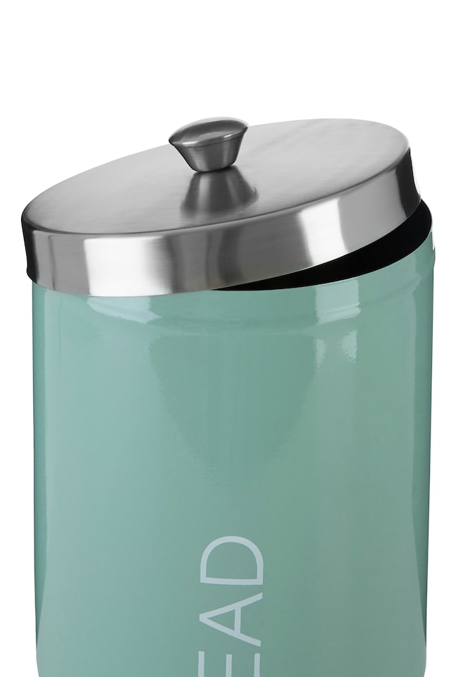 image 1 of Liberty Pistachio Enamel Bread Bin | Green