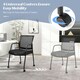 image 3 of COSTWAY 2Pcs Office Chairs Meeting Room Conference Chair Black
