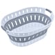 image 1 of 36L Collapsible Plastic Laundry Basket, Foldable Laundry Hamper