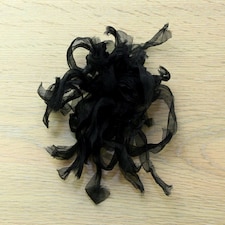 Black Rosanna Couture Ribbon Appliques for Bridal, Dressmaking - each