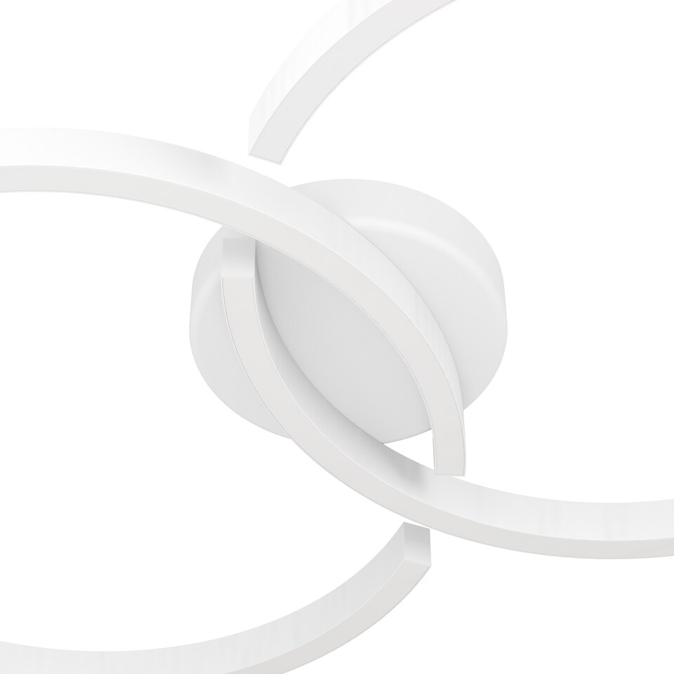image 1 of EGLO Amandolo White LED Aluminium & Steel Ceiling Light