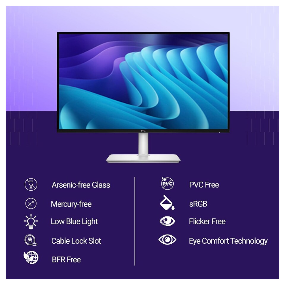 image 1 of Dell Plus S2725DC 27-Inch IPS Quad HD 144Hz 1ms USB-C Freesync Height Adjustable Monitor