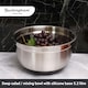 image 6 of Buckingham Deep salad Mixing Bowl with Black Silicone Base 26 cm , 5.2 Litre