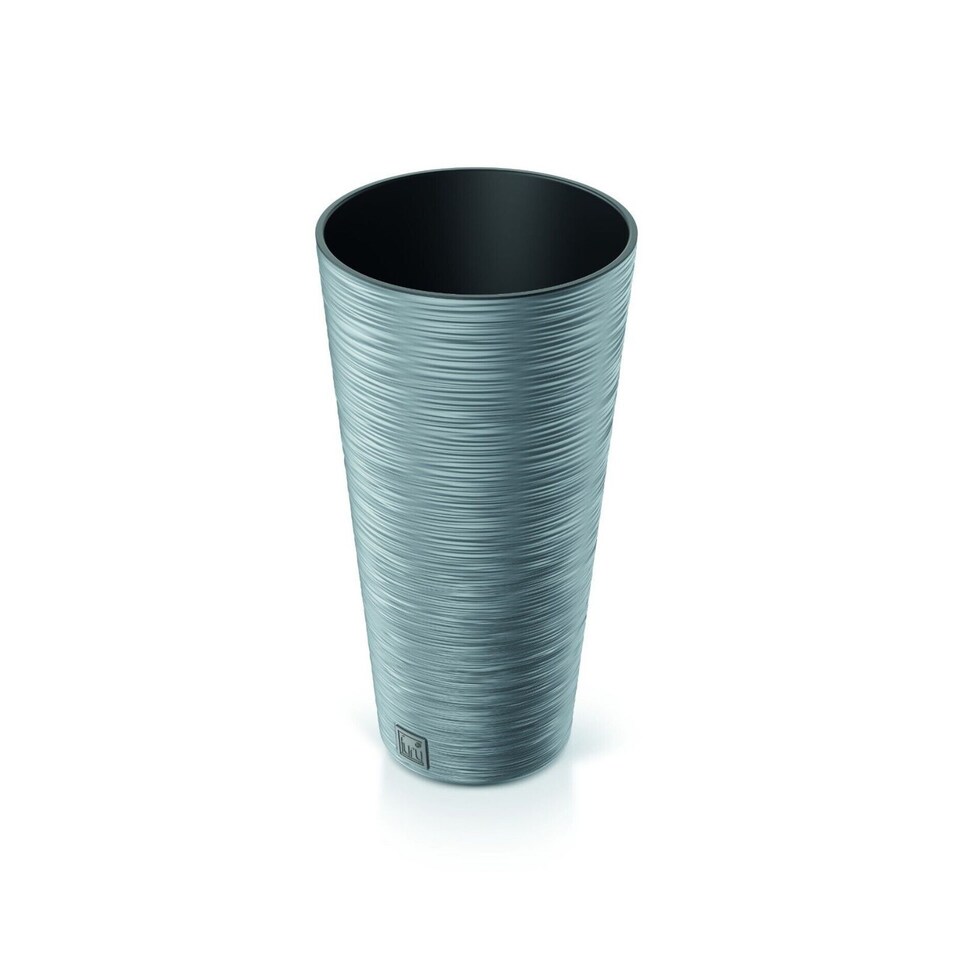 image 1 of 300mm Furu Tall Round Plant Pot | Grey | 1