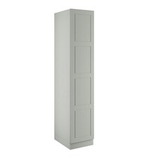 Shaker Light Grey Single Wardrobe with Double Rail Grey