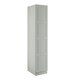 image 1 of Shaker Light Grey Single Wardrobe with Double Rail Grey