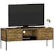 image 7 of Vida Designs Brooklyn 2 Drawer TV Unit - Dark Wood | Black | Dark Wood | 1