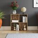 image 10 of Vida Designs Durham 2x2 Cube Storage Bookcase Display Unit, Dark Wood