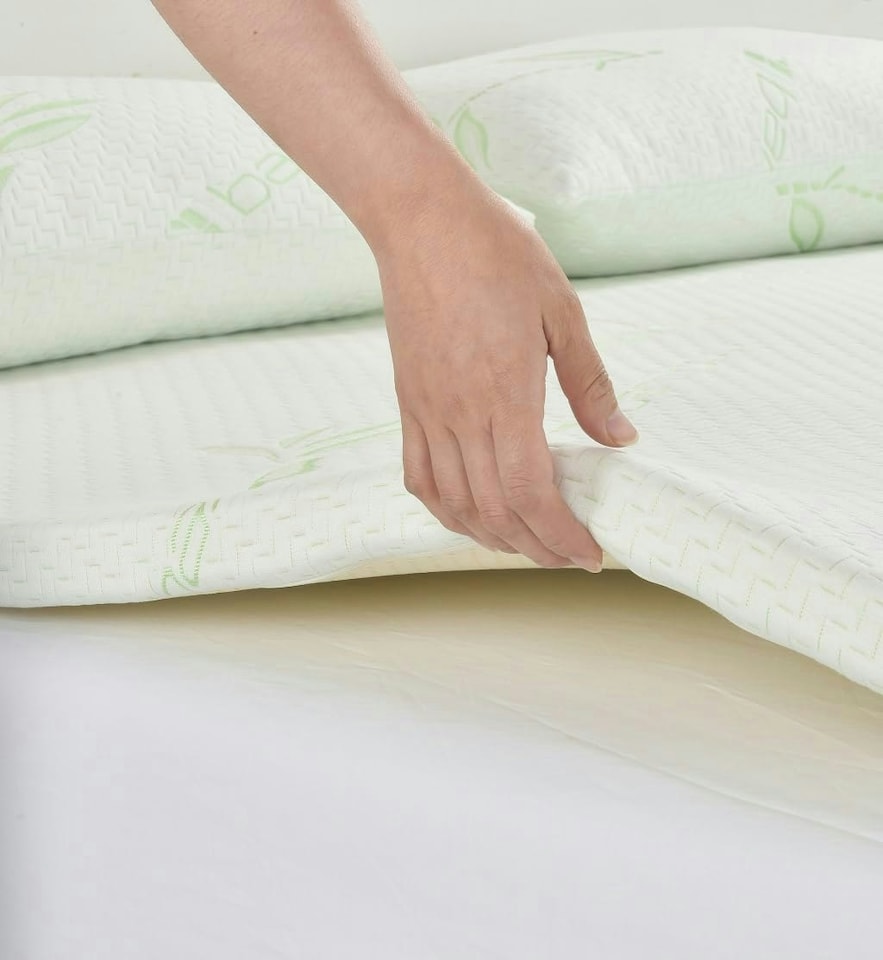 image 1 of Bamboo Memory Foam Double 2cm Topper