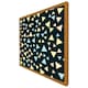 image 5 of Yellow & blue triangles (Picutre Frame) White | XL