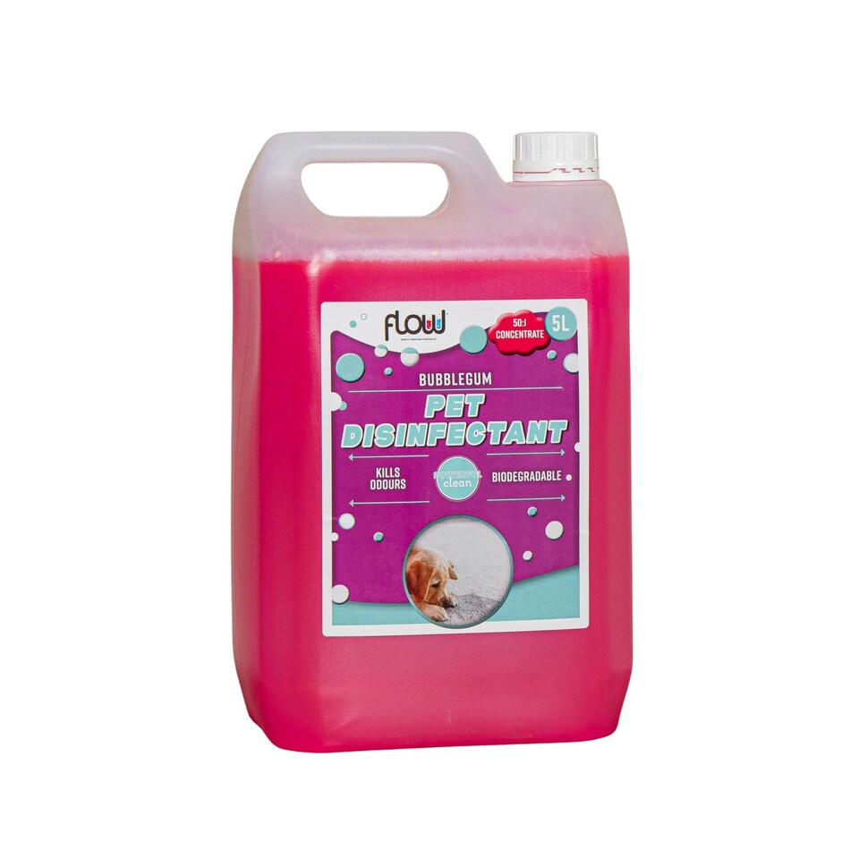 image 1 of 5 Litre Bubblegum Scented Pet Disinfectant Cleaner