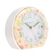 image 2 of Wm.Widdop Quartz Alarm Clock - Yellow Floral Design L/S/C Yellow