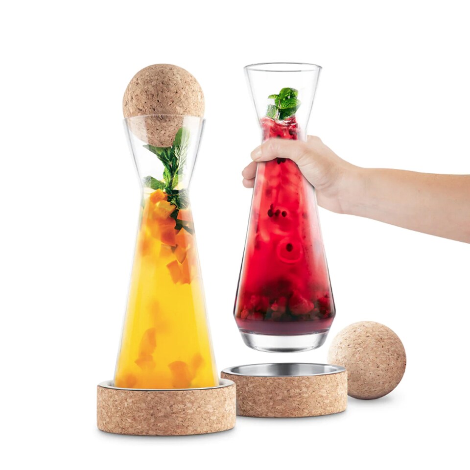 image 1 of Final Touch Sangria Carafe & Coaster Set