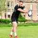 image 4 of Precision Momentum Rugby Training Ball - 3 - White/Black/Blue - Precision - PRR002103 White