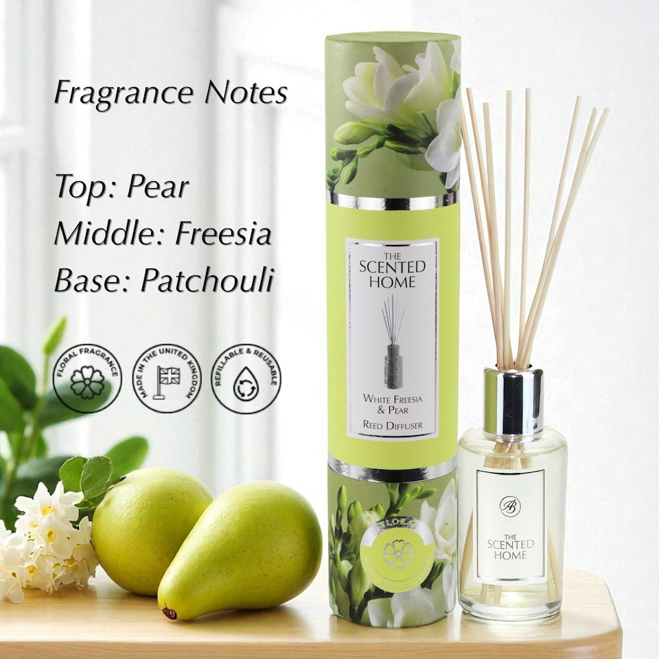 image 1 of Ashleigh & Burwood White Freesia & Pear Reed Diffuser 150ml