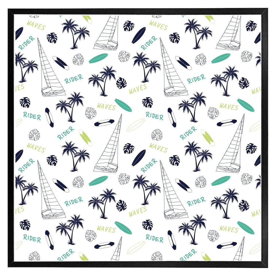 image 1 of Waves rider (Picutre Frame) White | XS