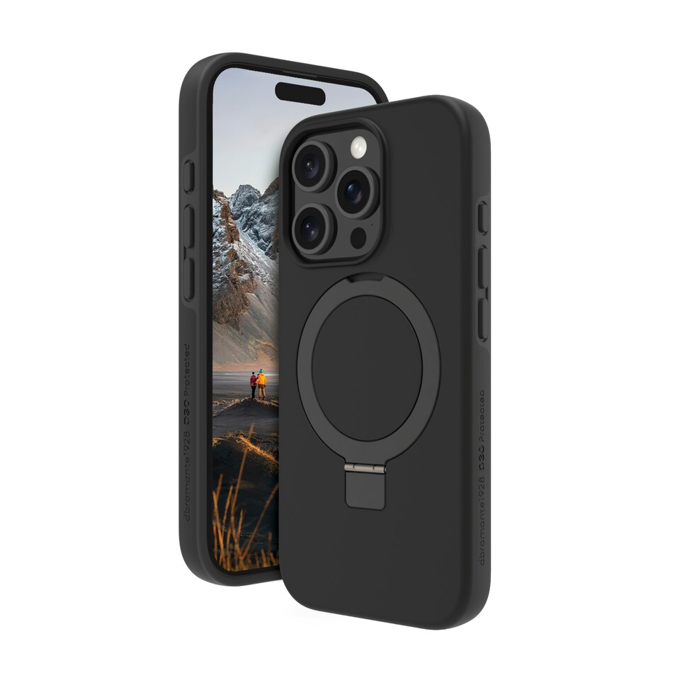 image 1 of Dbramante IUK1BL006296 Iceland Ultra D3O MS Kick Case - iPhone 16 Pro - Black