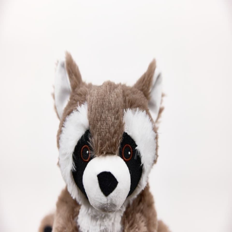 image 1 of Warmies Plush Raccoon Microwavable LARGE