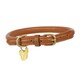 image 7 of Digby & Fox Rolled Leather Dog Collar | Brown | Colour: Brown
Size: XX-Small | XS