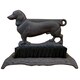 image 1 of Cast Iron Vintage Dachshund Dog Design Boot Brush Shoe Scraper