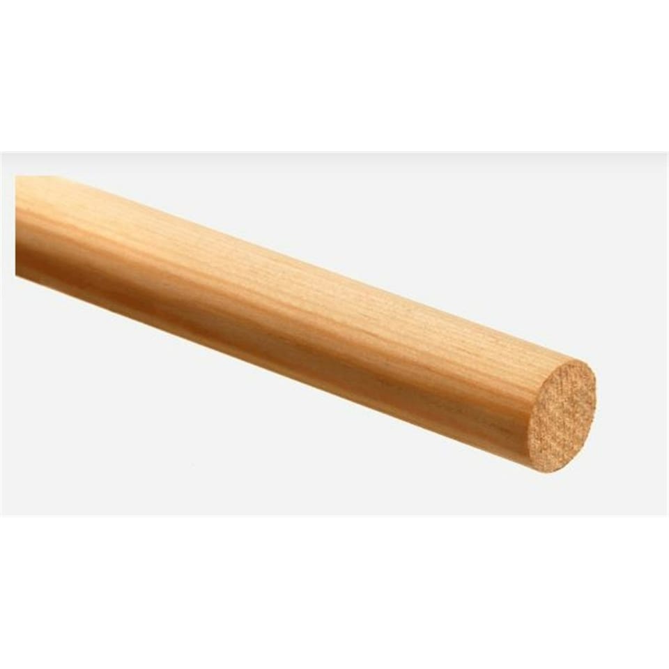 PACK OF 5 (Total 5 Units) - Premium MT Hardwood Dowel - 12mm x 2400mm Length