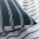 image 3 of Harvard Stripe Print Duvet Cover Set - King - Blue