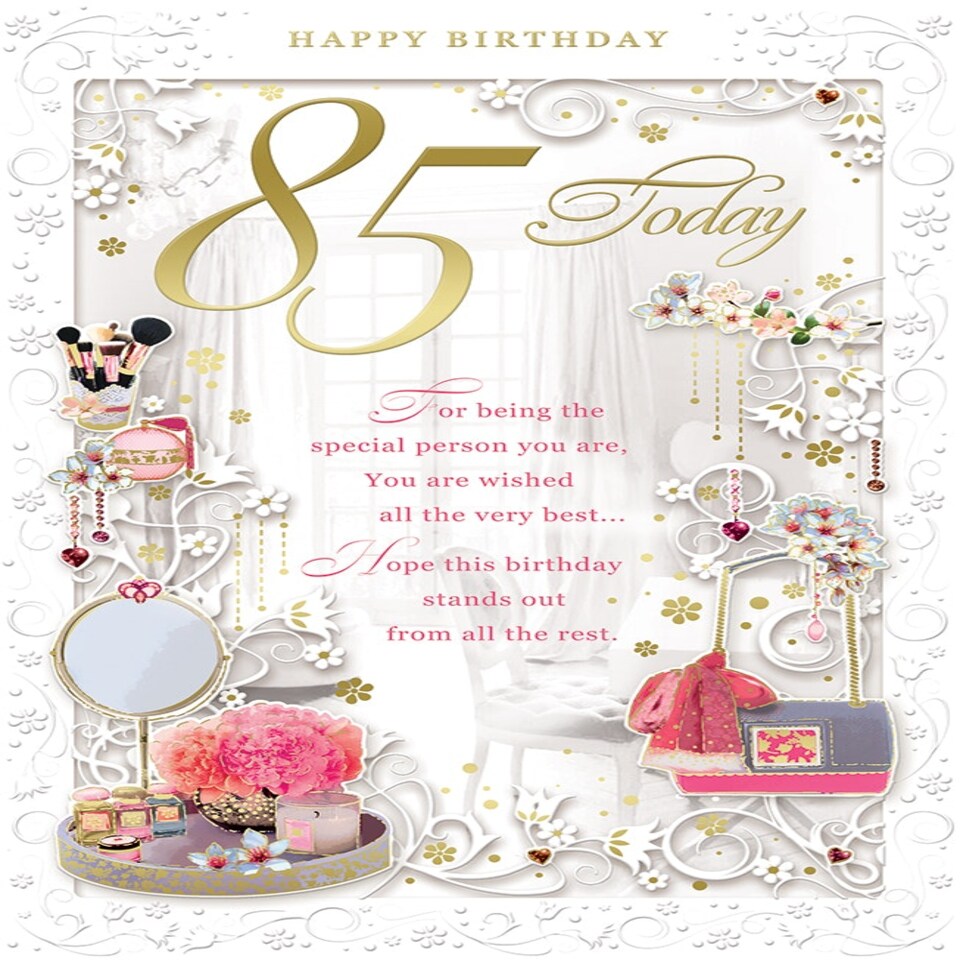 image 1 of 85 Today Open Female Birthday Opacity Card