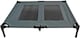 image 1 of Actiaspet Elevated Dog Bed Oxford Mesh Pet Cot Indoor or Outdoor (Grey, Large)