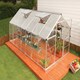 image 2 of Greenhouse Hybrid 6 x 14 - Polycarbonate - L426 x W185 x H208 cm - Silver