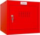 image 1 of Phoenix CL Series CL0344RRK Size 1 Cube Locker in Red with Key Lock