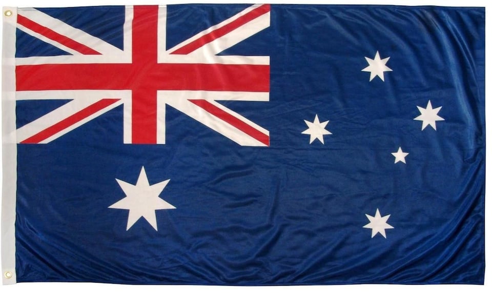 image 1 of Australia Flag 5x3ft With Eyelets | Blue