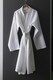 image 4 of Supreme Waffle Bathrobe | White | One size