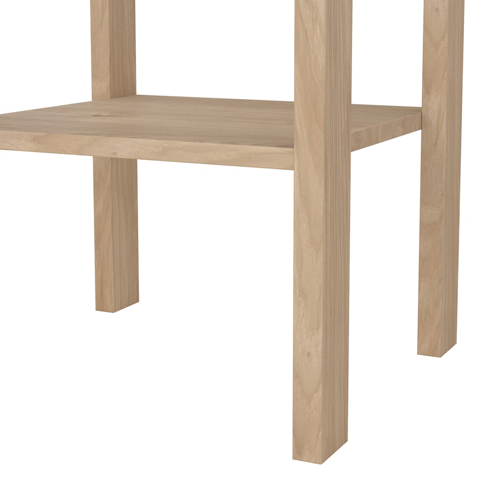 image 1 of Madrid Bedside Table with 1 Drawers in Jackson Hickory Oak