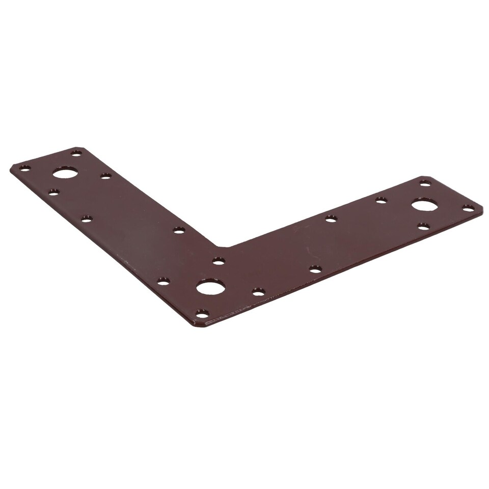 image 1 of Angle Corner Bracket L-Shape Brace Fastener Plate 150 x 150 x 37mm Joist 5PK