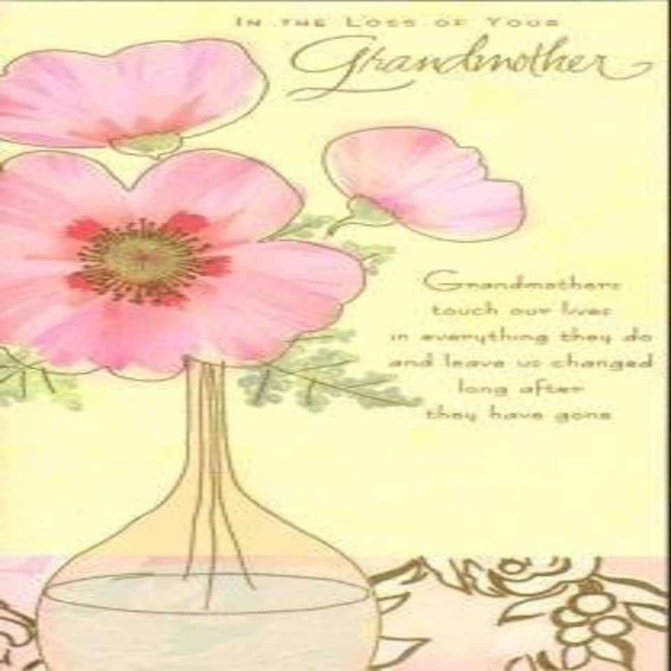 image 1 of Loss of your Grandmother Sympathy Greeting Card