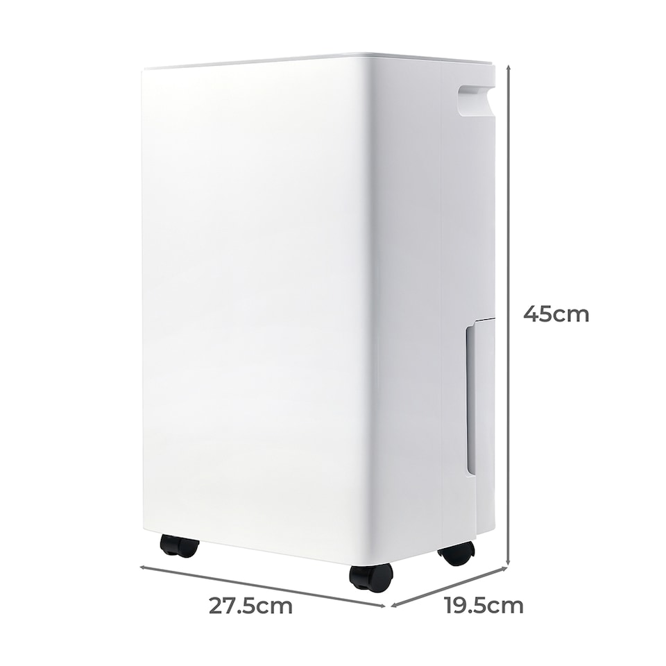 image 1 of Spector 10L Portable Dehumidifier White Air Purifier Quiet Moisture Extractor | White