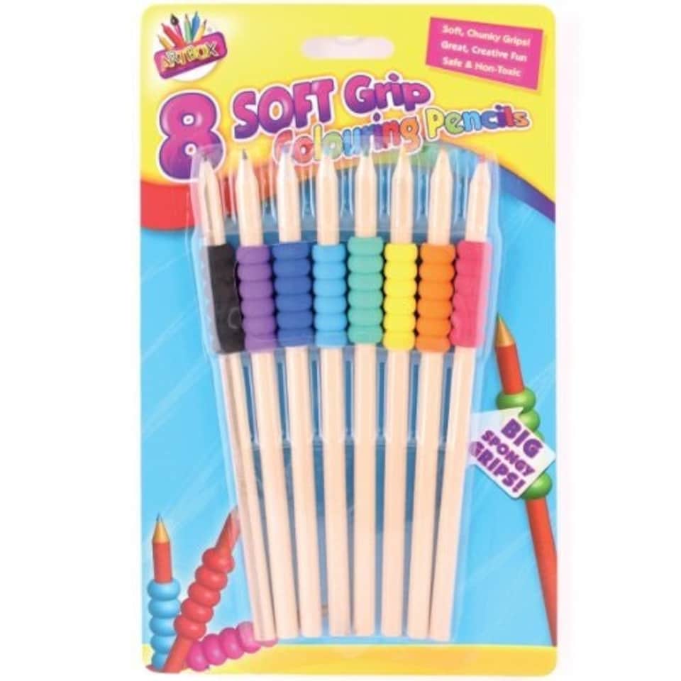 image 1 of Artbox Bright Grip Colouring Pencil (Pack of 8)