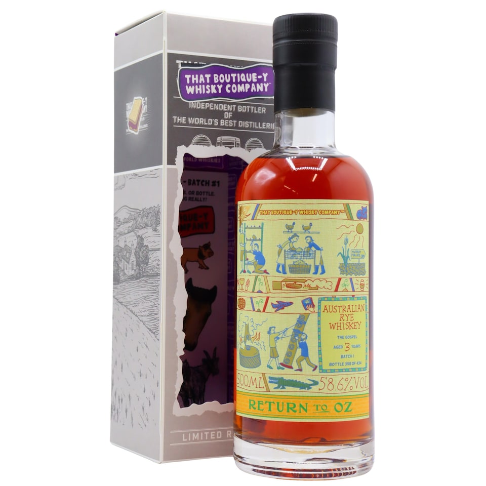 image 1 of The Gospel - That Boutique-Y Rye Company - Batch No. 1 3 year old Whiskey